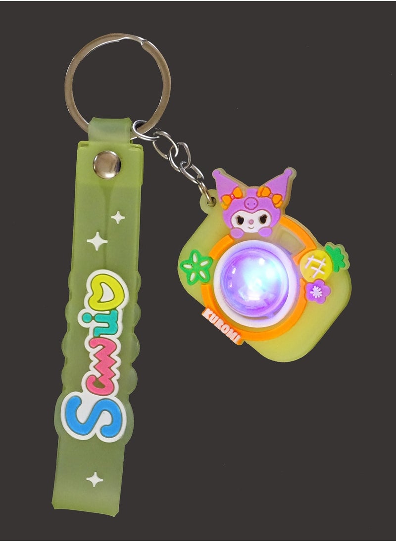 Generic - Cartoon Shapes Luminous Silicon Key Chain - Image 1