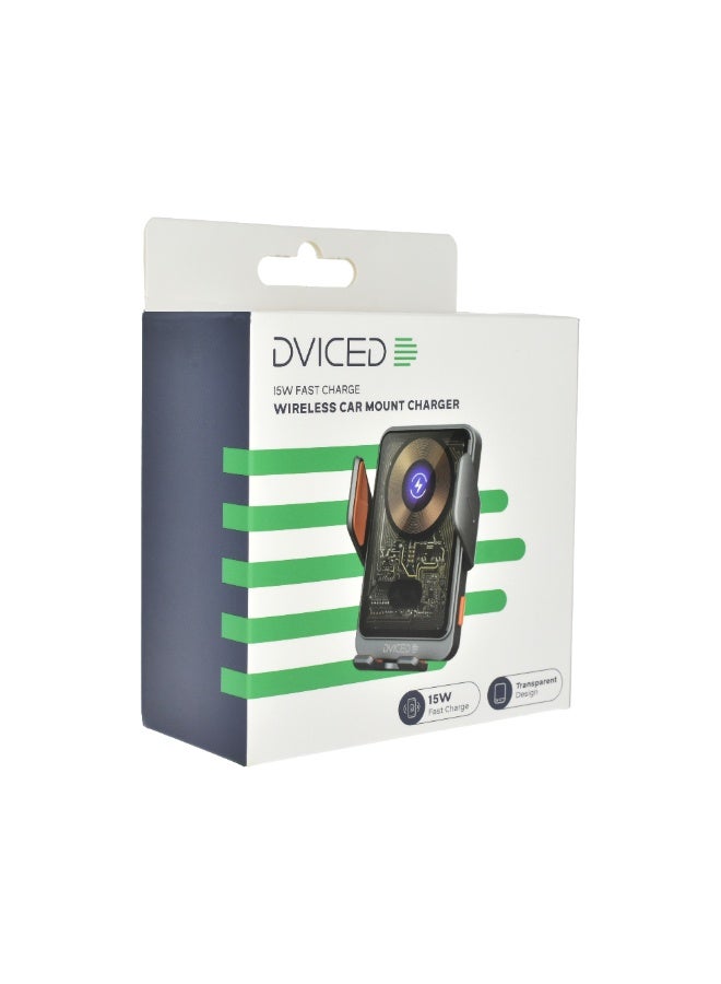DVICED Fast charge wireless car mount charger 15W - Image 5