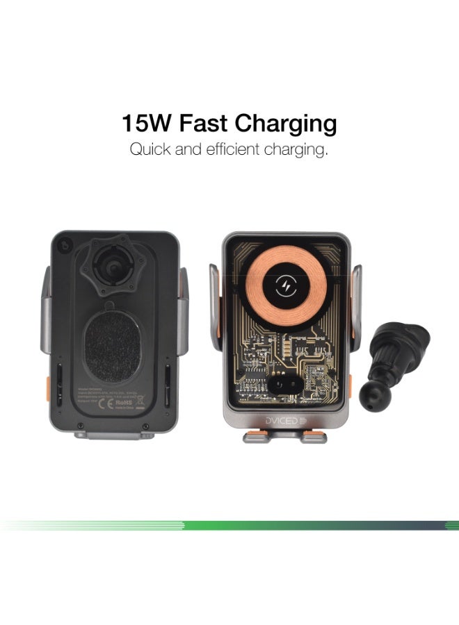 DVICED Fast charge wireless car mount charger 15W - Image 2
