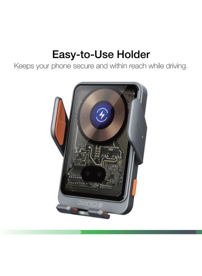 DVICED Fast charge wireless car mount charger 15W - Image 1
