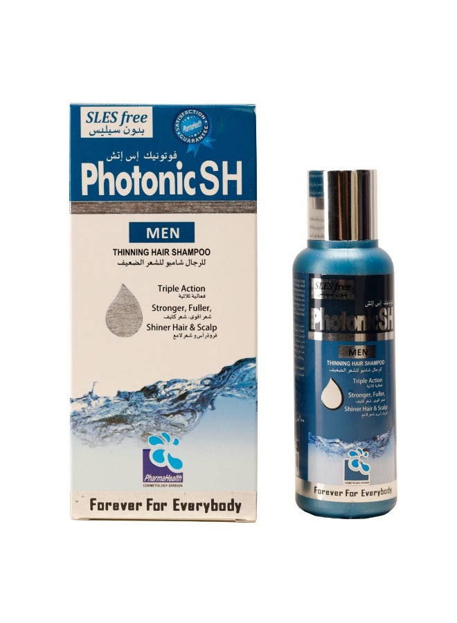 PharmaHealth Photonic SH Men Shampoo for Thinning Hair and Hair Loss 100ml - Image 1