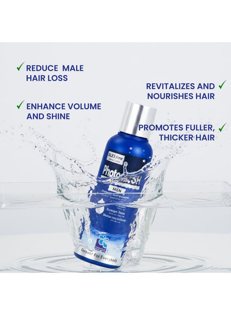 PharmaHealth Photonic SH Men Shampoo for Thinning Hair and Hair Loss 100ml - Image 2