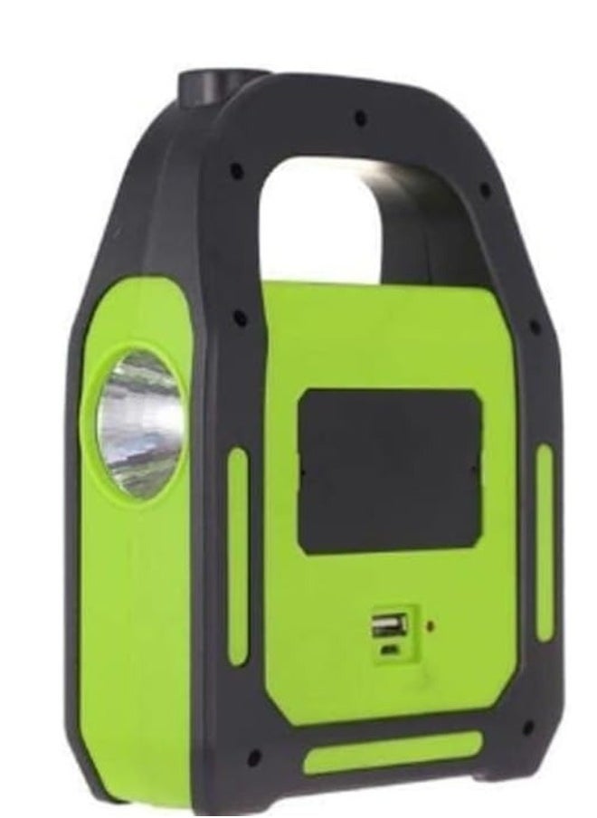 Generic - Rechargeable Work Light, Solar Powered Camping Light, Portable Waterproof for Camping, Earthquake, Indoor, Power Outage. - Image 1
