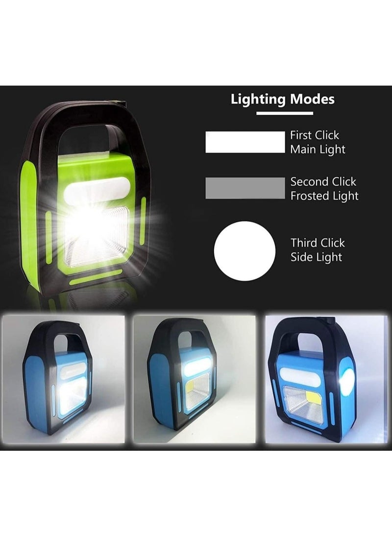 Generic - Rechargeable Work Light, Solar Powered Camping Light, Portable Waterproof for Camping, Earthquake, Indoor, Power Outage. - Image 1