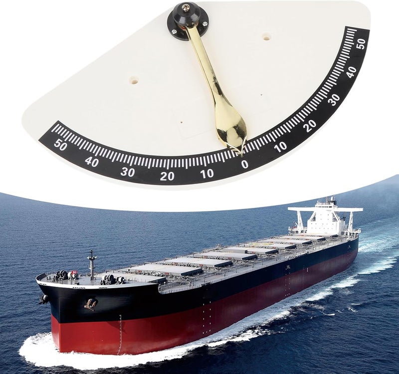 Marine Clinometer Pendulum Type High Accuracy Measurement Bakelite Copper Angle Inclinometer Gauge for Boats Yacht RV - Image 5