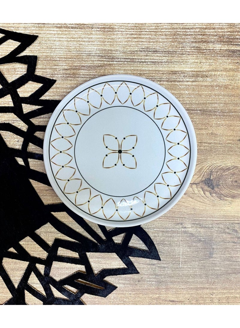 Venüs Home Gold Ellipse 20CM Serving & Cake Plate Single  - Image 2