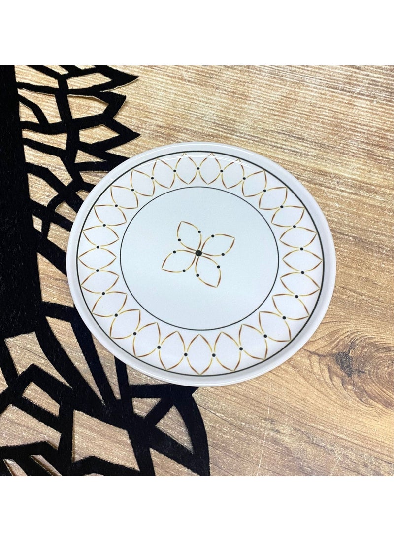Venüs Home Gold Ellipse 20CM Serving & Cake Plate Single  - Image 3
