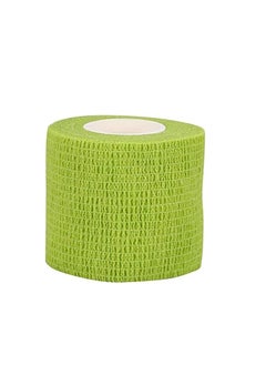 ORiTi Cohesive Bandages Grip Tapes For Tattoo, 5Meter Anti-Slip Self-Adhesive Non-Woven Fabric Handle Tape Tattoo Machine Grip Wrap, Sport Binding Joints Support (Green)  - Image 1