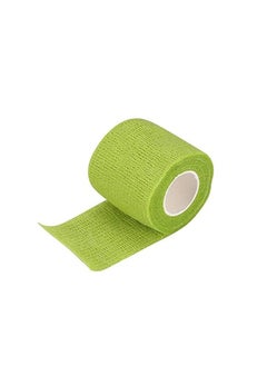 ORiTi Cohesive Bandages Grip Tapes For Tattoo, 5Meter Anti-Slip Self-Adhesive Non-Woven Fabric Handle Tape Tattoo Machine Grip Wrap, Sport Binding Joints Support (Green)  - Image 3