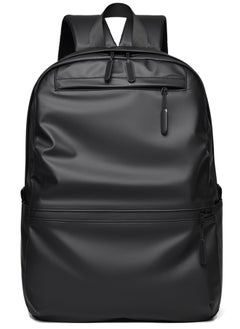 Qiccijoo Qiccijoo Laptop Backpack for Men or Women, Water Resistant Travel Backpacks,Fashion Slim Durable College School Backpacks Fits 15.6 Inch Laptop Business Travel Anti Theft Bookbag Gift(Black)  - Image 1