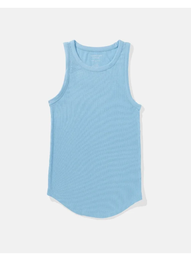 American Eagle Crew Neck Cropped Top