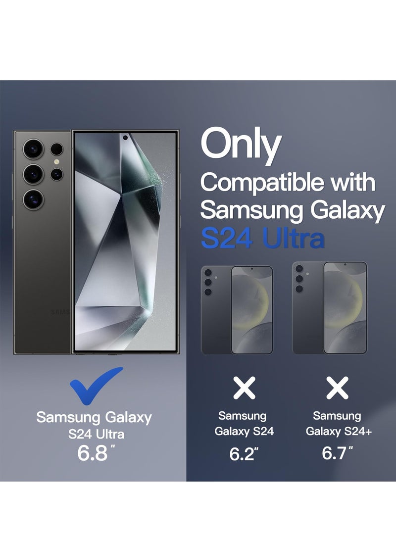 MUDISO Galaxy S24 Ultra Magnetic Case Compatible with Magsafe Support Wireless Charging Camera Protection Shiny Plating Anti Scratch Slim Thin Protective Case Cover for Samsung Galaxy S24 Ultra - Image 2