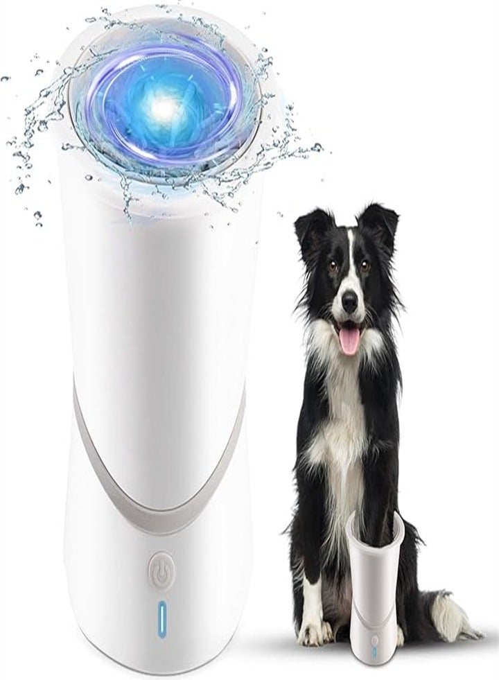 Generic New Automatic Dog Paw Cat Paw Cleaner with Soft Silicone, USB Charging, 360° All-round Dog Paw Cleaner for Massaging and Combing Dirty Paws  - Image 1
