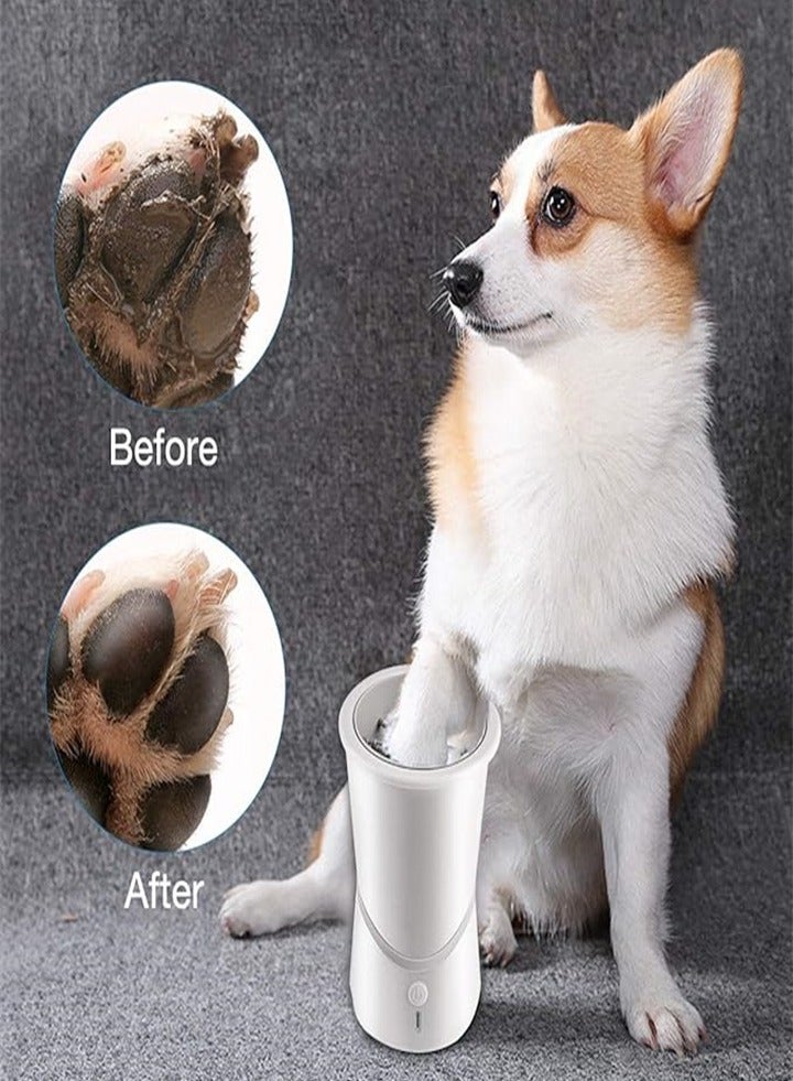Generic New Automatic Dog Paw Cat Paw Cleaner with Soft Silicone, USB Charging, 360° All-round Dog Paw Cleaner for Massaging and Combing Dirty Paws  - Image 4