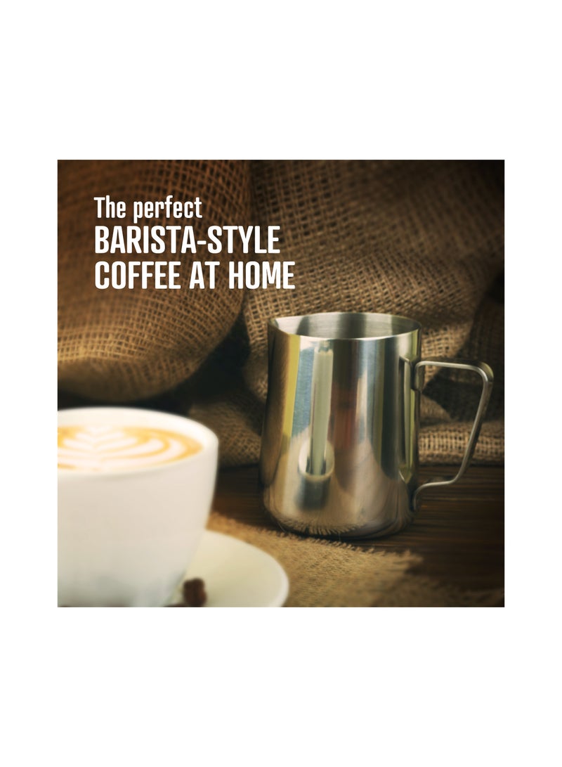 Stainless Steel Milk Frother Pitcher Milk Frothing Coffee Cup, Perfect Pitcher for Espresso Latte Art Barista - Image 2