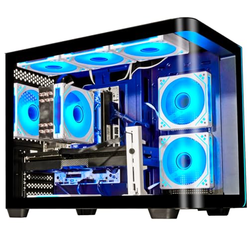 LXZ Gaming Desktop Core i7-14700F, RTX 5060 8G, 16G DDR5 RAM, 1TB NVME 3.0 SSD, Prebuilt Gaming PC, VR Ready Tower Computer for Home and Office - Image 1