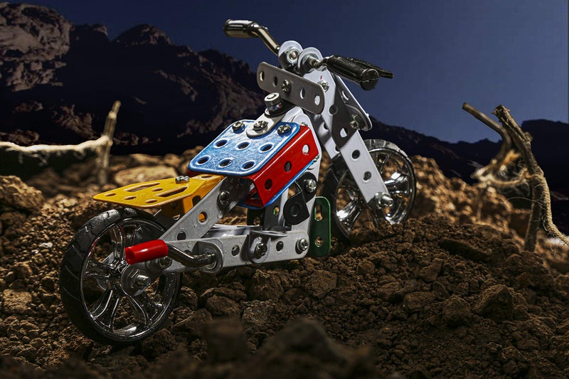 Mechanix Motorbikes STEM Toy, Building and Construction Set for Boys and Girls Age 7+ Years - Image 2
