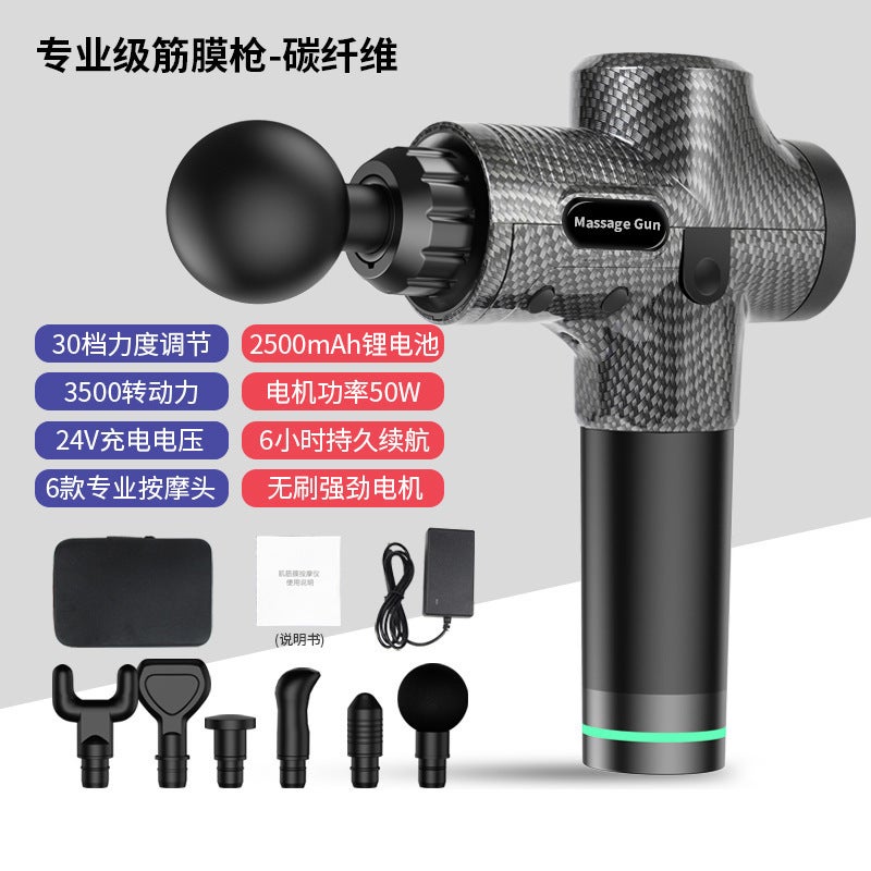 Fascia Gun Electric Massage Grab Portable Muscle Relaxation Massage Instrument Fitness Neck Mask Gun Mini Fascia Gun - Image 1