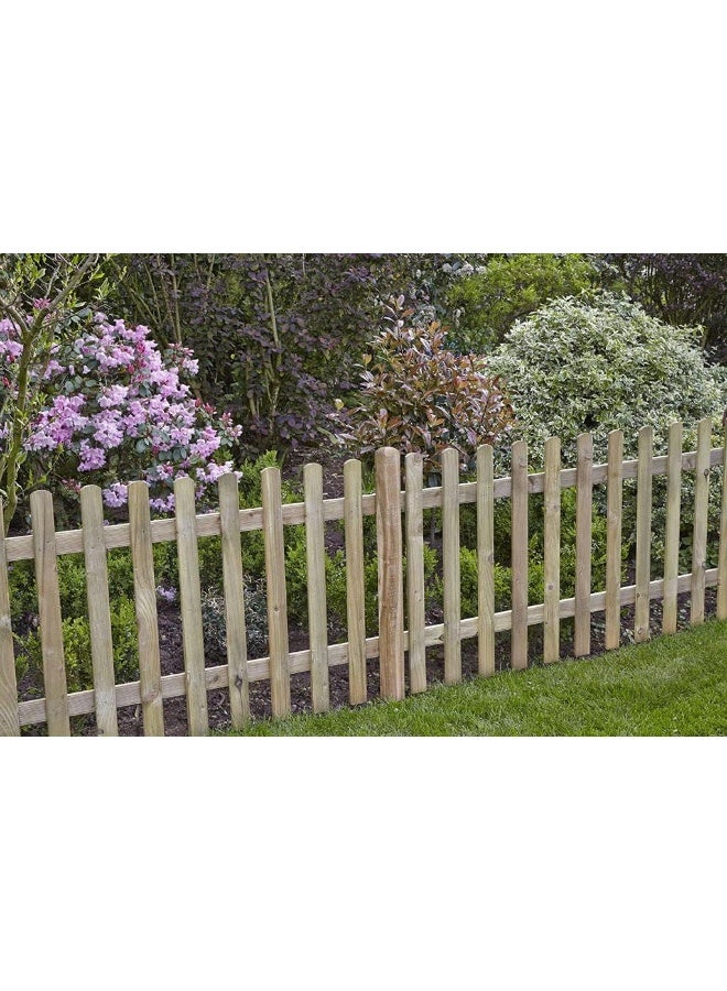 Egardenkart Garden Fence Wooden Pickets 30Cmx100Cm, Beige  - Image 5