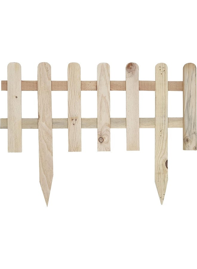 Egardenkart Garden Fence Wooden Pickets 30Cmx100Cm, Beige  - Image 1