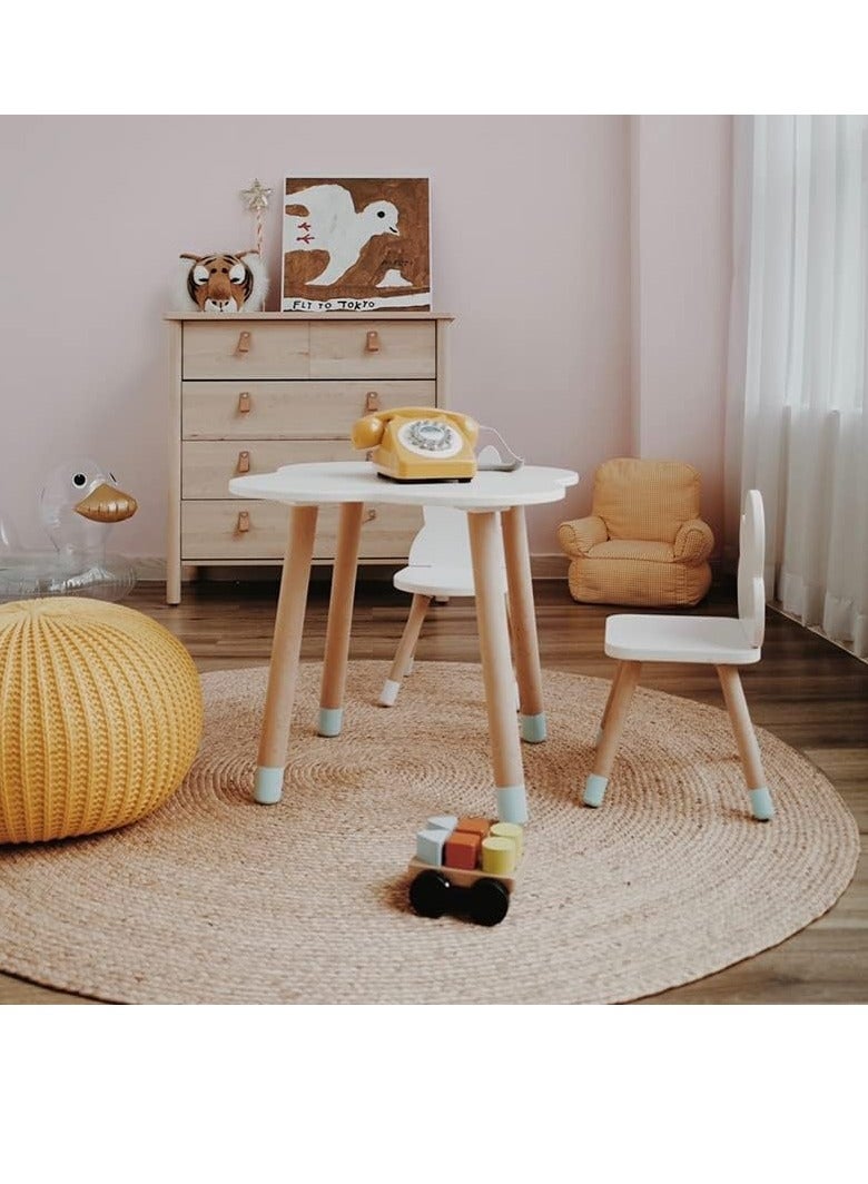 لينجوي سجادة جوت مستديرة مقاس 200 سم منسوجة يدويًا بتصميم مضفر قابلة للعكس سجادة منطقة بوهو سجادة طبيعية متينة لغرفة المعيشة وغرفة النوم والمدخل - Image 3