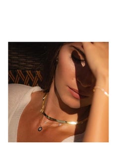 Fayrouz Jewellery 14K Gold Plated Snake Chain Necklace for Women  - Image 2