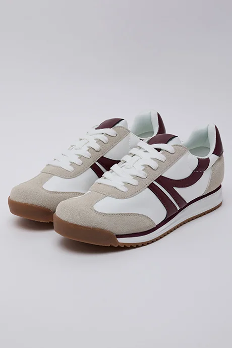 R&b Color Block Lace-Up Sneakers