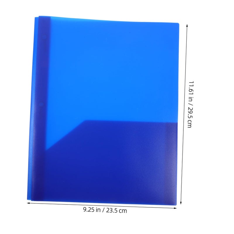 D Shaped Folder Organizer Box For School Office Document Storage Multipurpose Filing Binder - Image 3