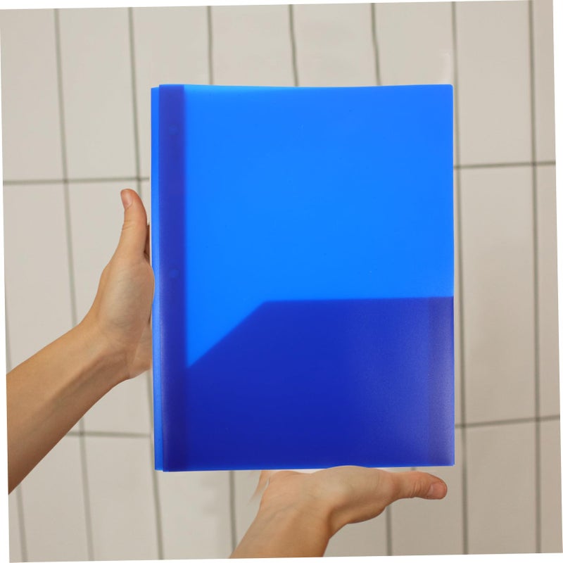D Shaped Folder Organizer Box For School Office Document Storage Multipurpose Filing Binder - Image 5