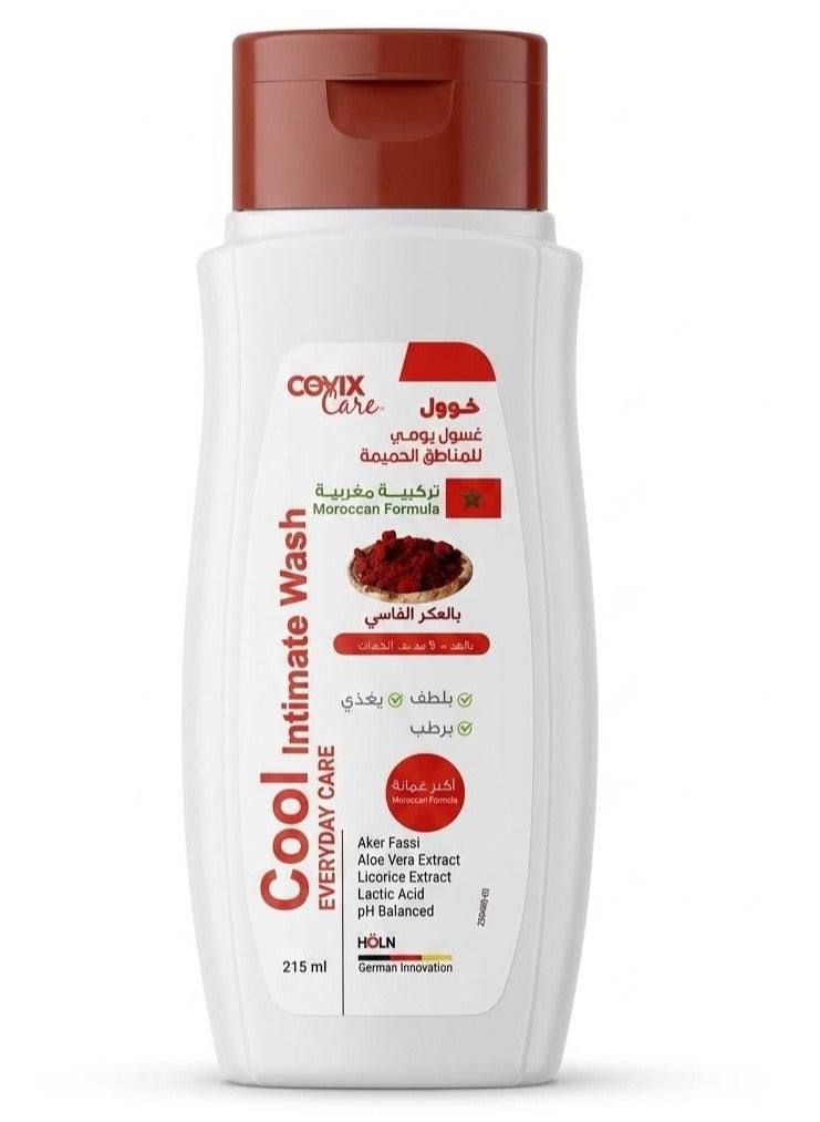 covix care Care Cool Intimate Wash Everyday Care With Aker Fassi Extract - 215ml - Image 1