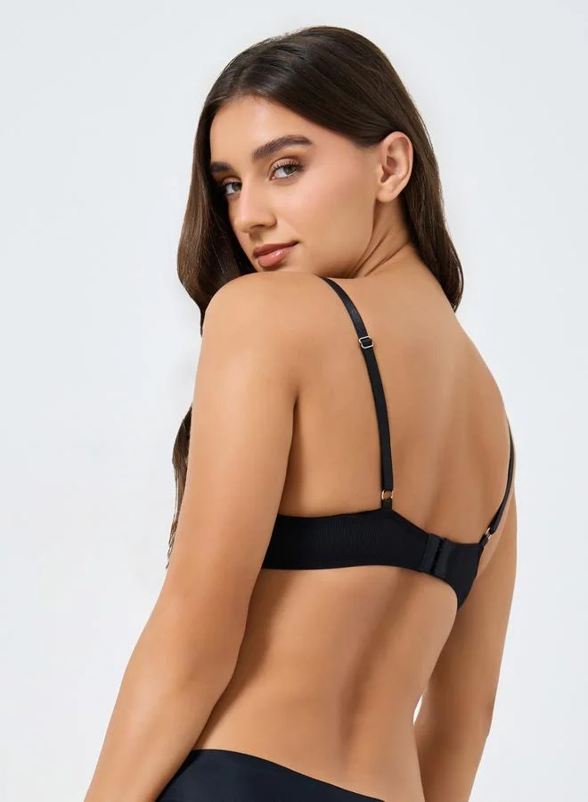 تايك تو صدرية سادة بأسلاك مبطنة ومزخرفة