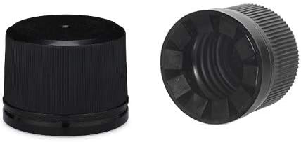 Nakpunar 24 pcs 18TE Black Tamper Evident Replacement Lids Caps 18KERR Made in the USA 18TE Black - Image 2