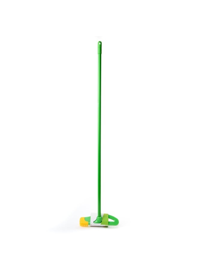 Scotch-Brite Carpet Brush with Stick, Green/Yellow, 1 Pack - Image 3