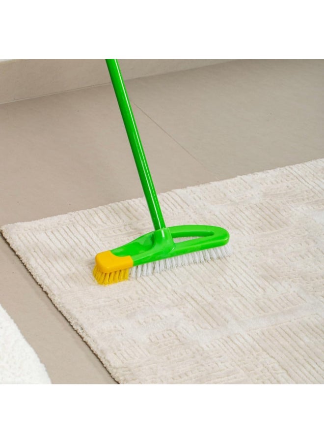 Scotch-Brite Carpet Brush with Stick, Green/Yellow, 1 Pack - Image 5