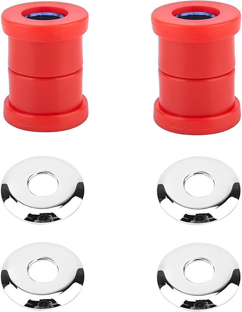 LangPu Harley Polyurethane Handlebar Riser Bushings Compatible with Harley Davidson Big Twin 1973-2018, Harley Sportster 1973-2003 - Image 1