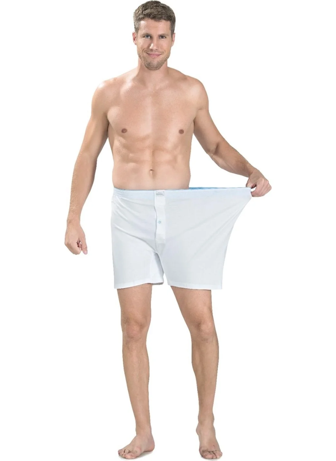 Jiber Men's Cotton Plus Size Mixed Color Boxer 183 - 9 Pieces