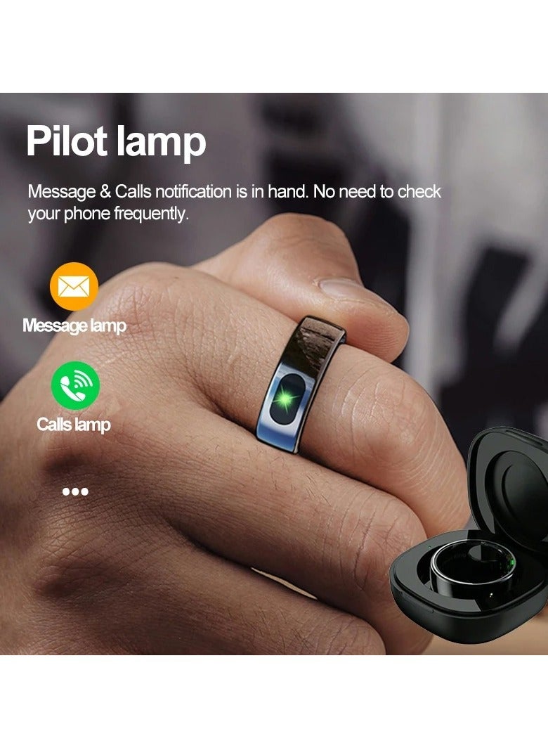 R08 Smart Ring for Android IOS with Gesture Touch Control Pilot Lamp Sleep Health Monitor 5ATM Waterproof Smartring For Men Women  - Image 4