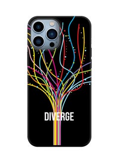 Tough Pro Series Case for Apple iPhone 14 Pro Max Dual Layer hybrid PC & TPU Customized Mobile Cover Shield with inner TPU protection Matte Finish - Diverge (Black)