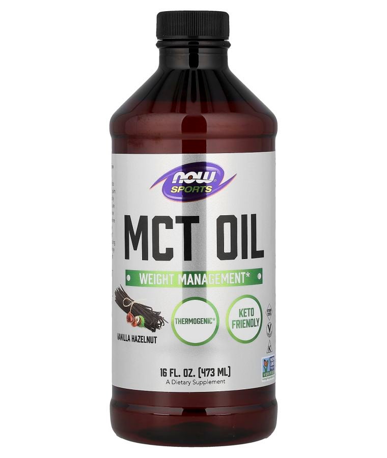 Sports MCT Oil Vanilla Hazelnut 16 fl oz (473 ml)