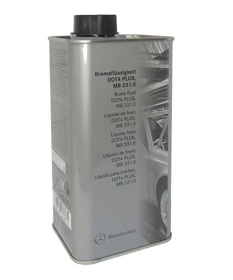 Mercedes-Benz Mercedes GENUINE 1L Brake Fluid DOT 4 PLUS Ultra Low Viscosity MB Spec 331.0 NEW