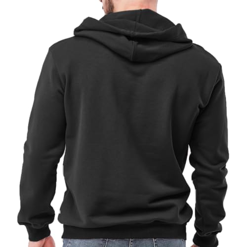 DUDEME Jujutsu Kaisen Gojo Satoru Unisex Anime Hoodie for Men & Women 100% Cotton Naruto, Jujutsu Kaisen, Goku, Gojo, Bleach Anime Printed - | AM -034 | Black | Hoodie | XL - Image 3