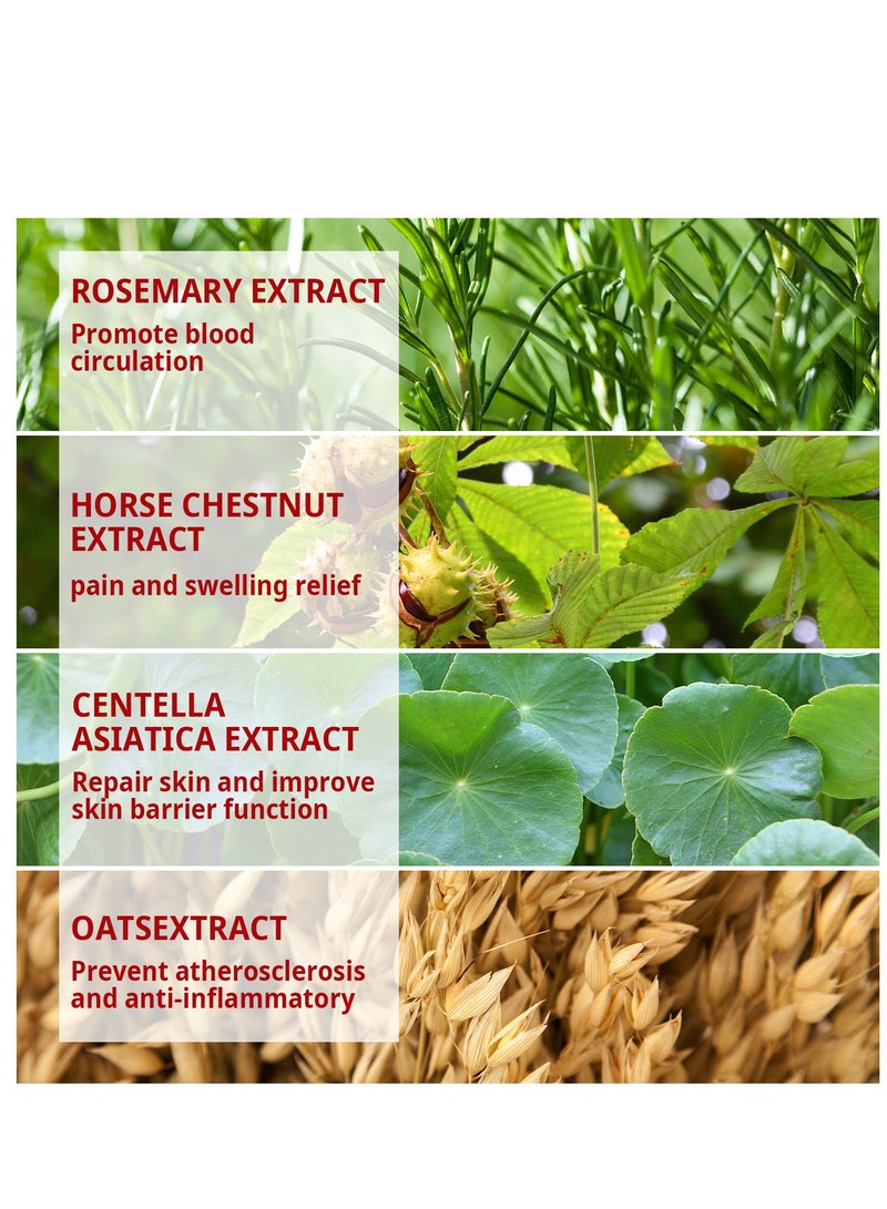 SOUTH MOON Varicose Veins Cream, Varicose Veins Cream Against Varicose Veins and Spider Veins, Algae Ointment Varicose Veins Cream for Legs, Varicose Veins Treatment for Legs, Remove Varicose Veins 20g - Image 4