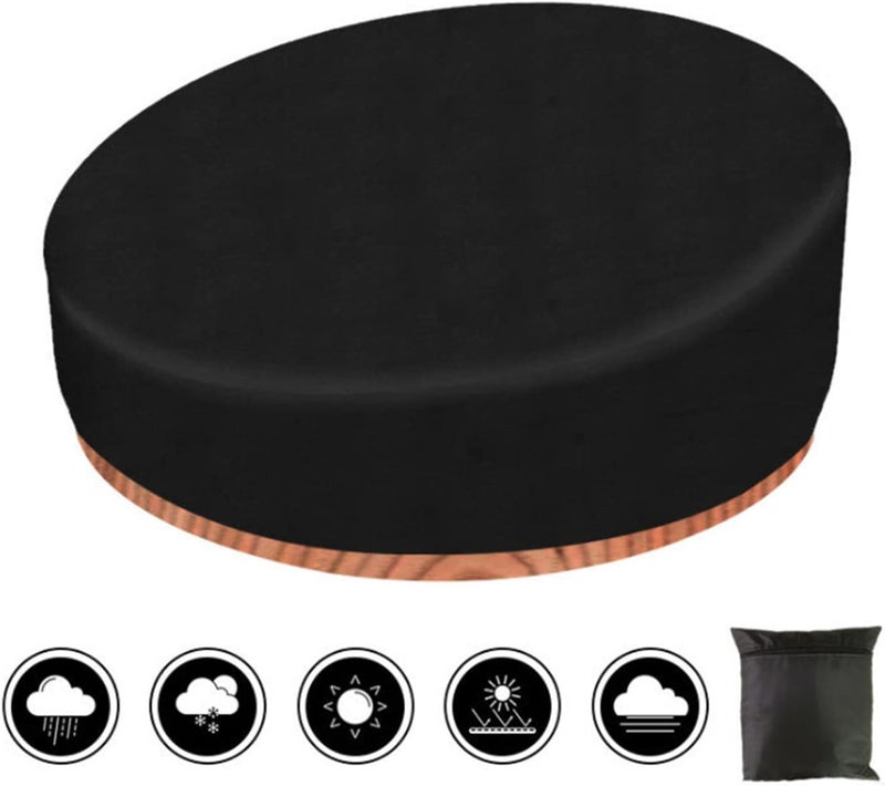 90 Inch Heavy Duty Daybed Cover Outdoor Round Canopy Sofa Patio Furnitures Anti-UV - Image 5