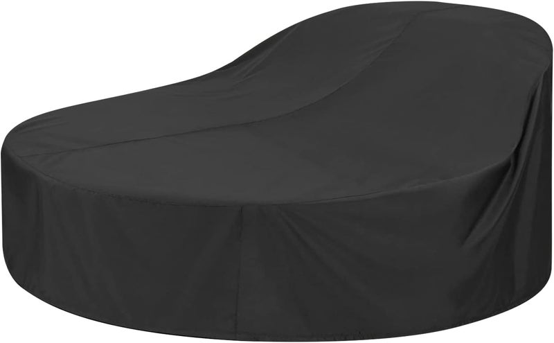 90 Inch Heavy Duty Daybed Cover Outdoor Round Canopy Sofa Patio Furnitures Anti-UV - Image 1