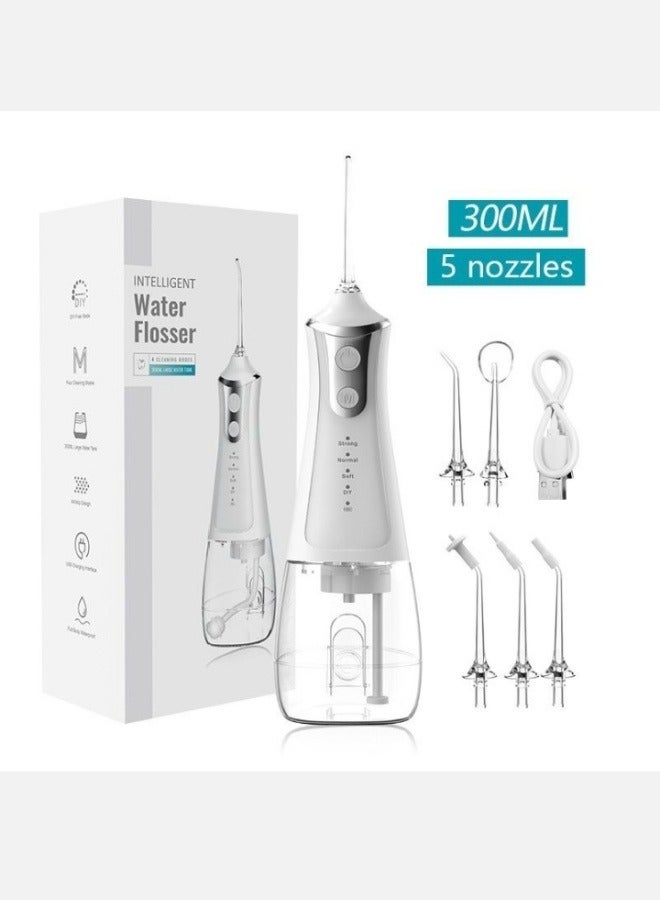 عام خيط تنظيف الأسنان المحمول بالماء لتنظيف الأسنان وجهاز ري الفم - Image 1