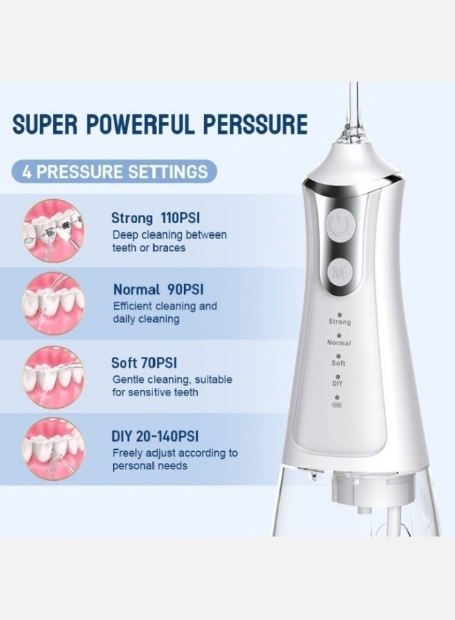 عام خيط تنظيف الأسنان المحمول بالماء لتنظيف الأسنان وجهاز ري الفم - Image 3