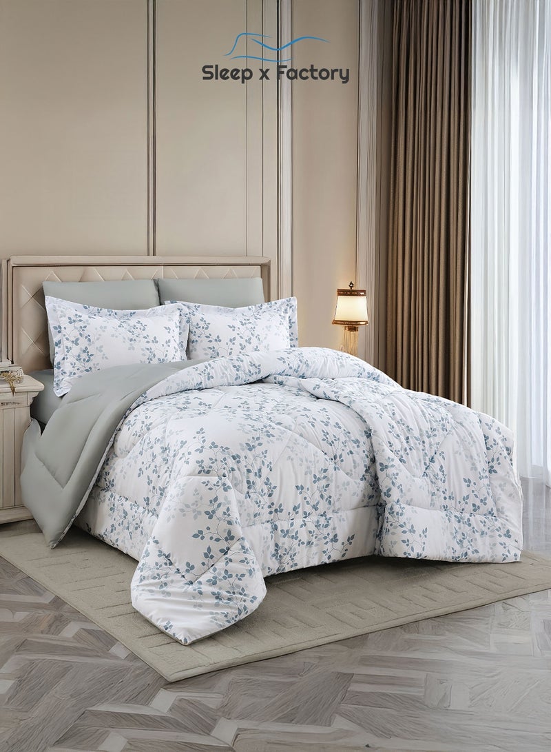 Sleep x Factory Rest Dose 6-Piece Comforter Set – Soft Polyester Fabric & Filling – Size 260×240 cm – Multiple Designs - Image 1