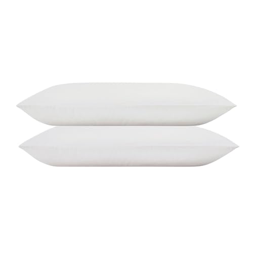 RejuveNite® American Talalay Latex Pillows - Medium Support, King High Profile, Dual Set - 100% Cotton Sateen Covers – Made in USA - Image 1