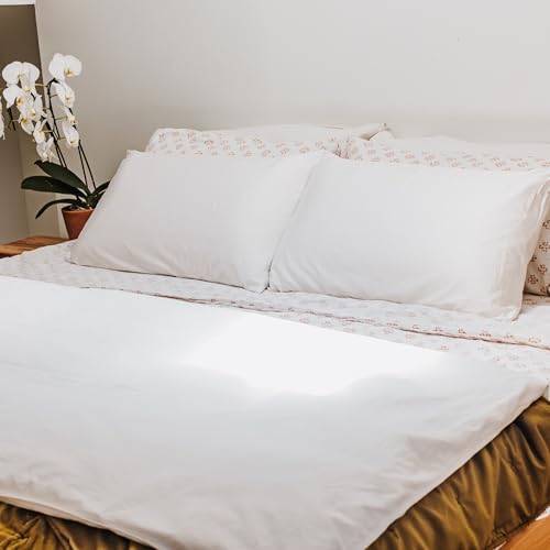 RejuveNite® American Talalay Latex Pillows - Medium Support, King High Profile, Dual Set - 100% Cotton Sateen Covers – Made in USA - Image 2