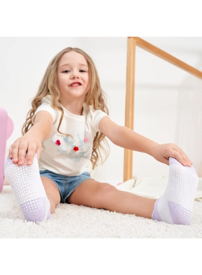 ZAPLES Zaples Baby Non Slip Grip Ankle Socks with Non Skid Soles for Infants Toddlers Kids Boys Girls - Image 2